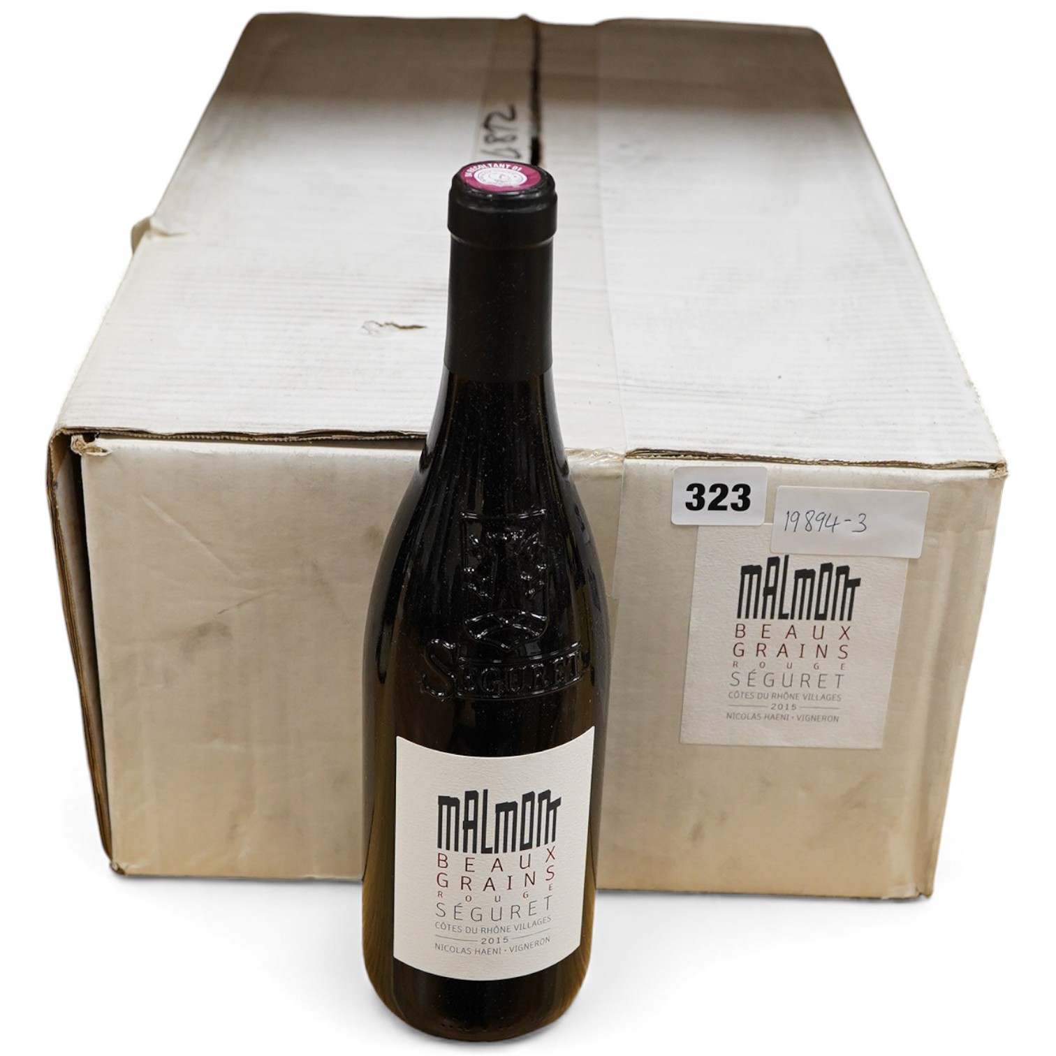 Cotes Du Rhone Seguret Beauxgrains Malmont, 2015, box of twelve bottles